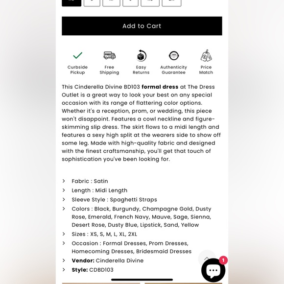 Satin Midi Slip Dress Sage - Picture 2 of 3